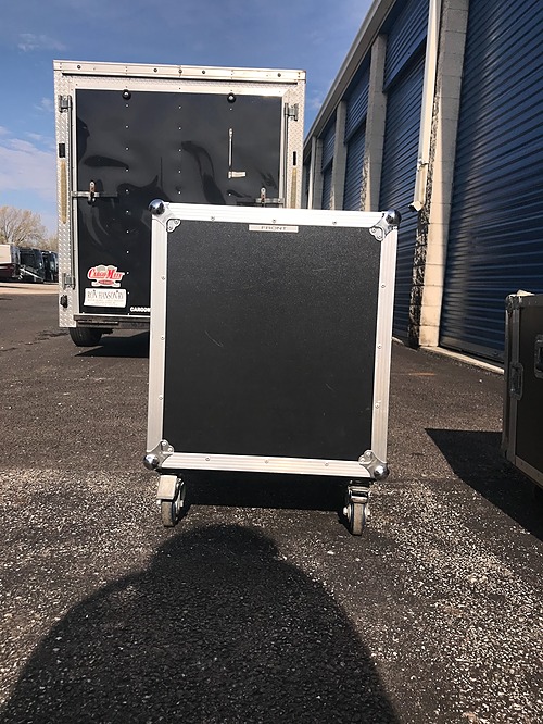 14u Amplifier Rack on Wheels