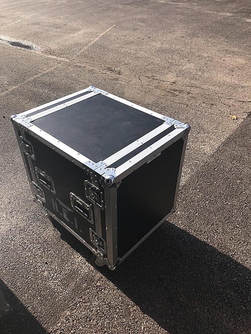 14u Amplifier Rack on Wheels