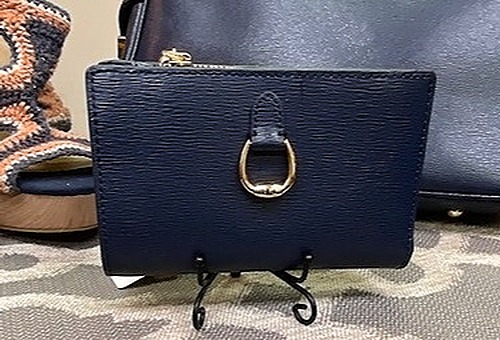 Ralph Lauren Navy Leather Wallet