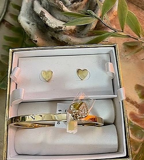 Michael Kors Gold Jewelry Set