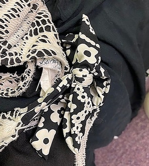 Lucky Brand Black and White Bikini