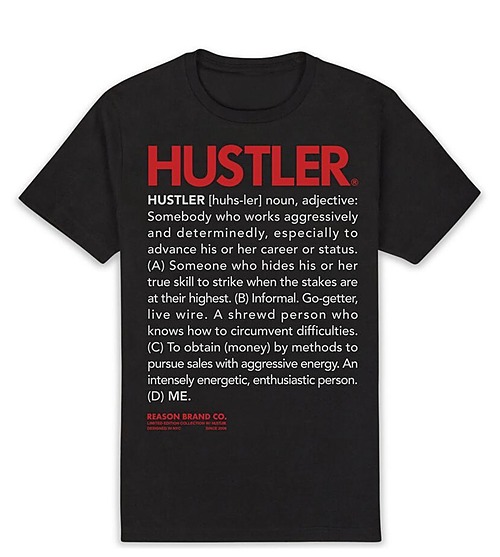 Hustle Red And Black Shirt
