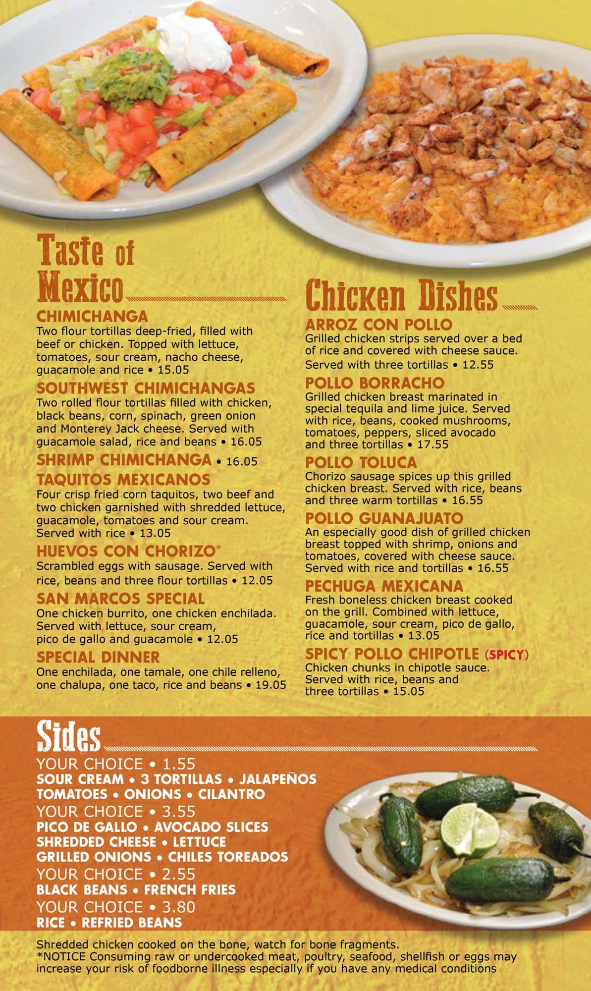 El Burrito Feliz 2 Mexican Restaurant El Burrito Feliz Menu