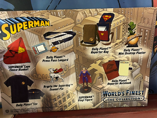 Superman Merch box (rare)
