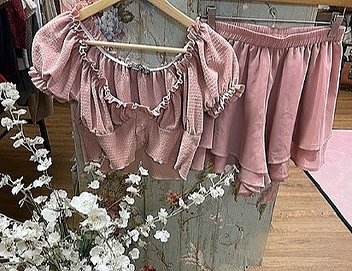 Nasty Gal Blush Short Set