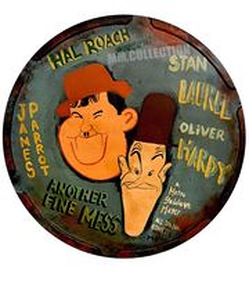 Laurel & Hardy Tin Sign