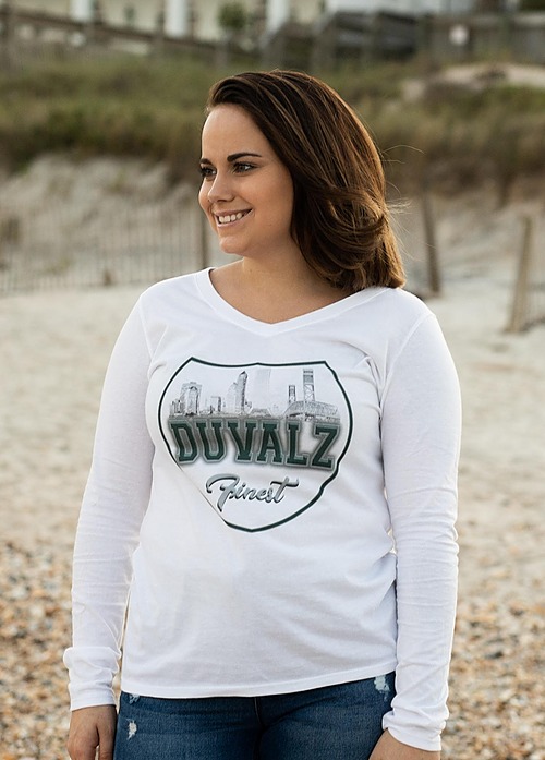 Long Sleeve V-Neck Tee