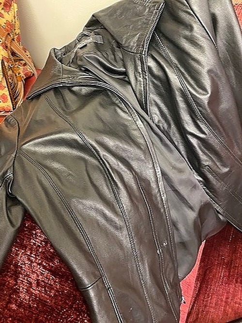 Kenneth Cole Black Leather Jack