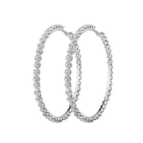 Rihanna Diamond Hoops Earrings