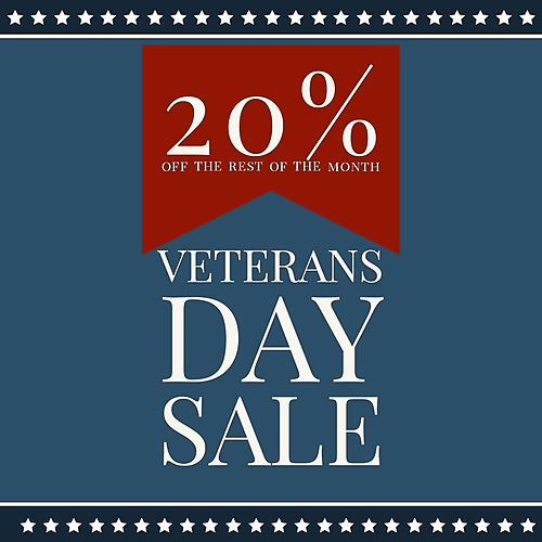 Veterans Day sale