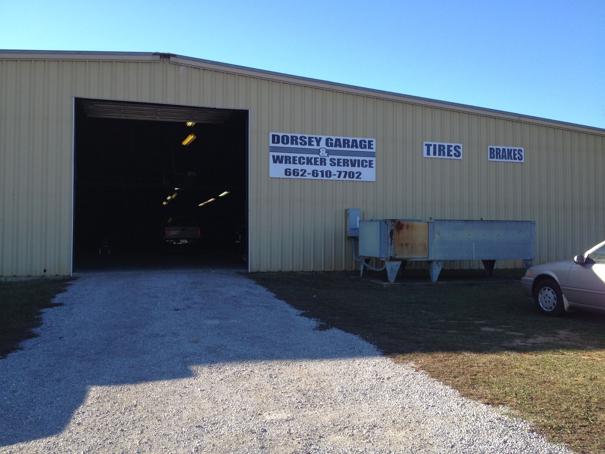 Dorsey Garage and Wrecker Service We got tires for everything that