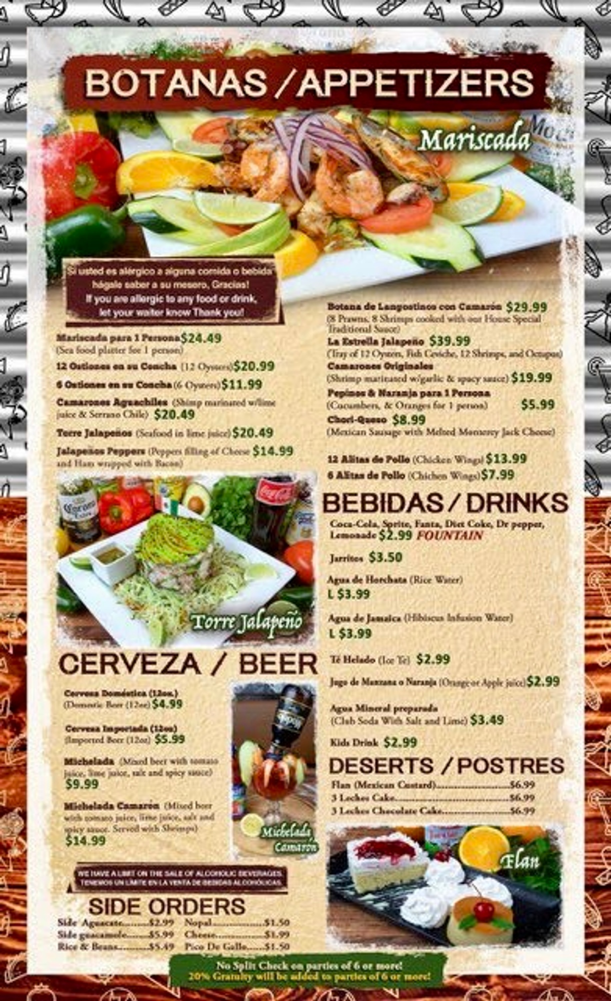 Jalapenos Mexican Food Jalapenos Mexican Food Menu