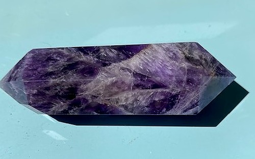 Chevron Amethyst-Double Terminated Point