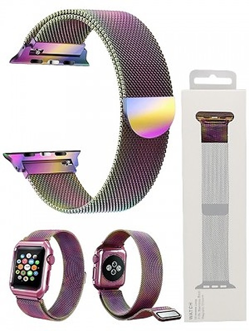 Dark Rainbow Watch Band 38 - 40