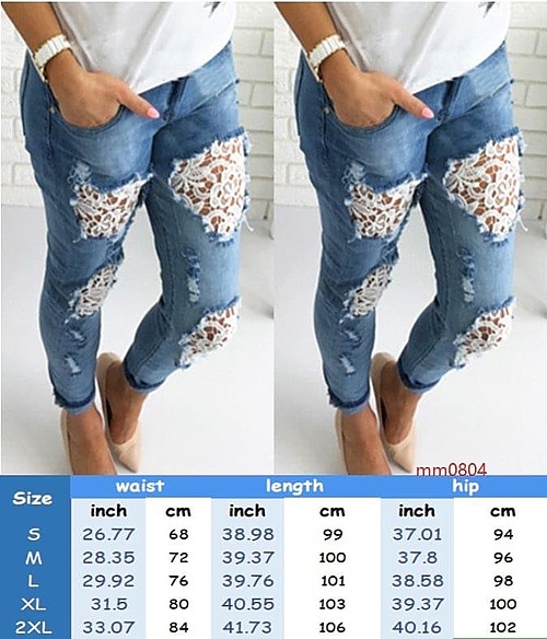 Vintage Lace Jeans