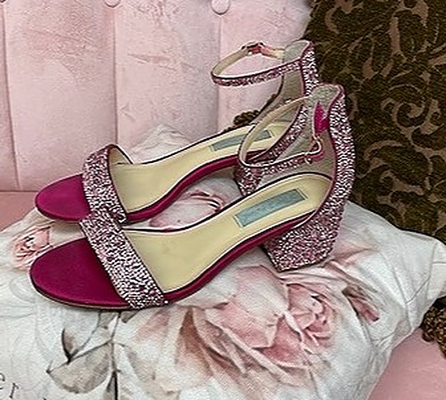Betsey Johnson Fuchsia Sandals