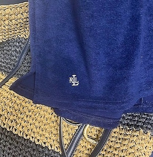 Ralph Lauren Halter Terrycloth Bathing Suit Cover-up