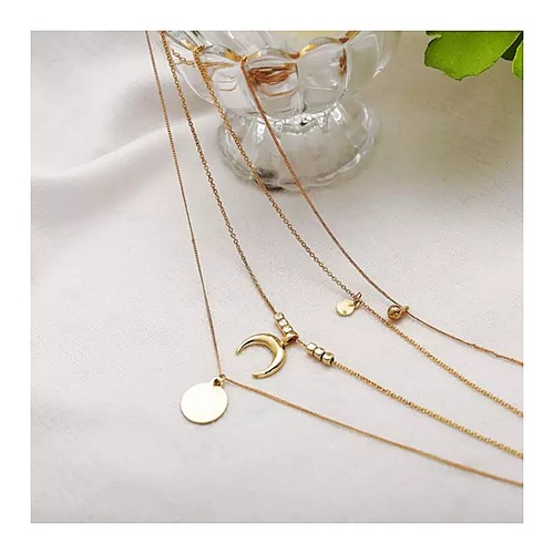 Gold Plated Layered Chain