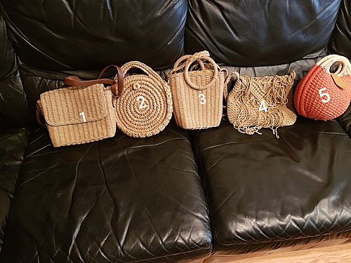 Now and then crossbody bags