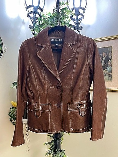 Bernard Brown Leather Jacket