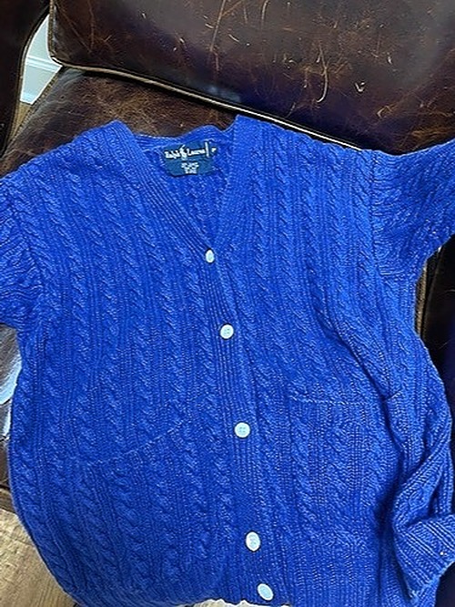 Ralph Lauren Cobalt Blue Cardigan
