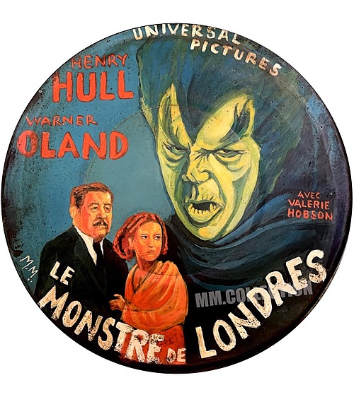 le Monstre de Londres Tin Sign