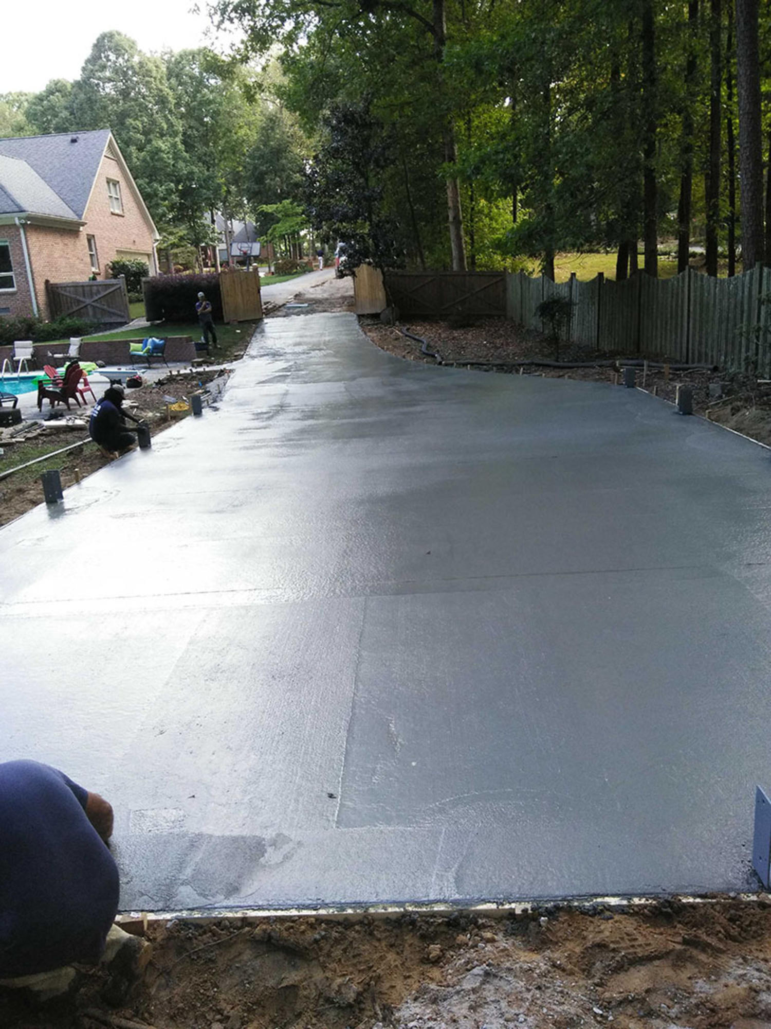 Creative Concrete Welcome