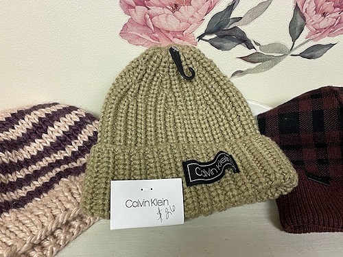 Calvin Klein Khaki Beanie