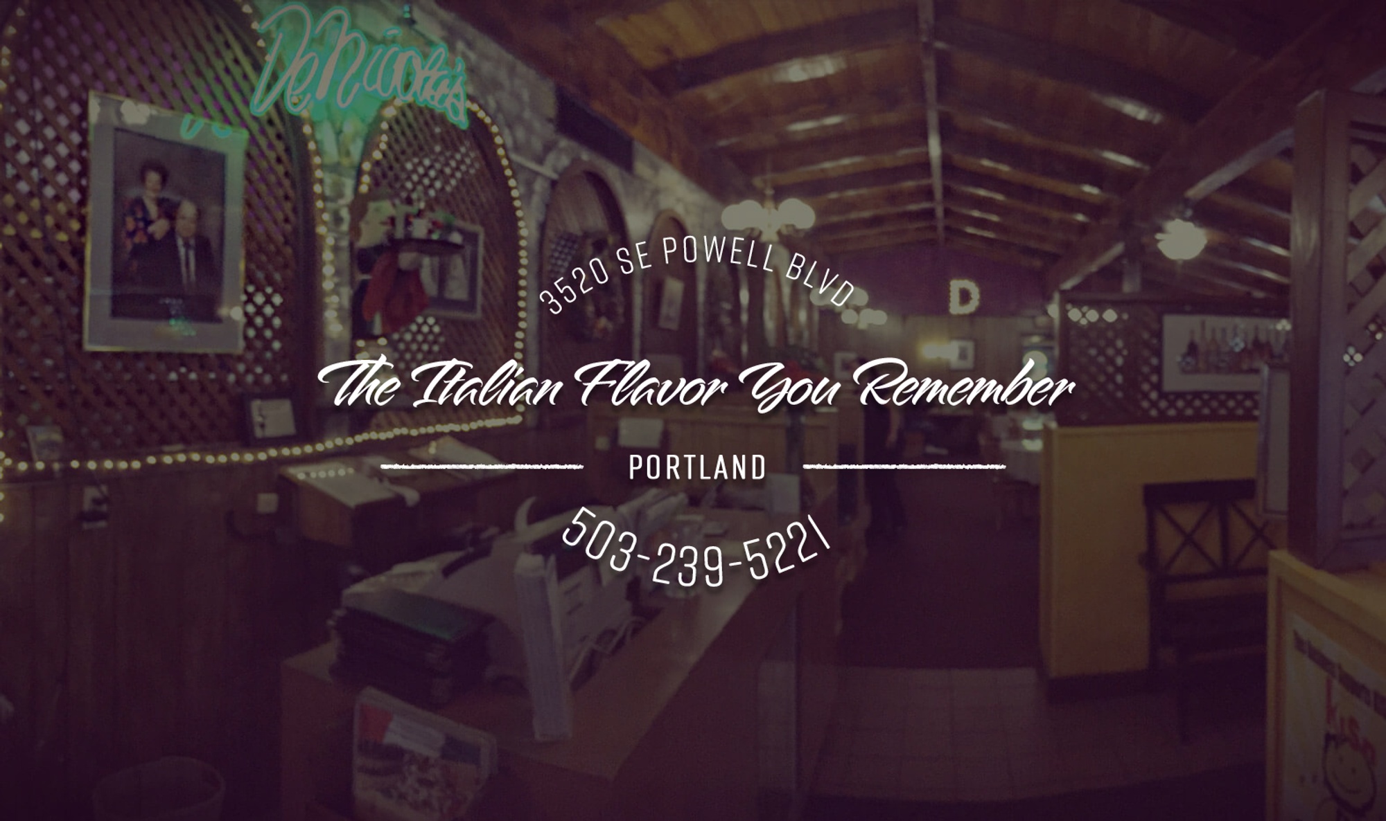 DeNicola’s Italian Restaurant Classic Italian Cuisine in Portland, OR