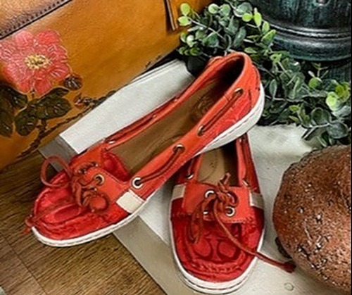 Coach Red Dock Shoes