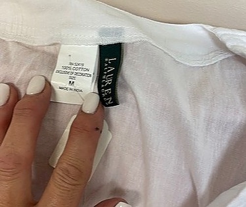 White Ralph Lauren Bathing Suit Cover-up