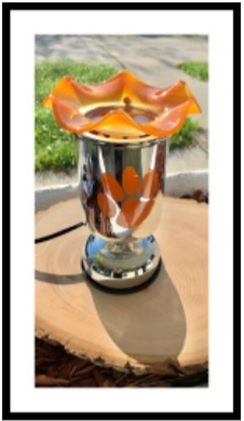 Clemson Clear Electric Touch Oil Warmer