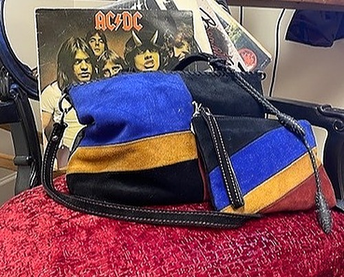 Patricia Nash Suede Leather Handbag