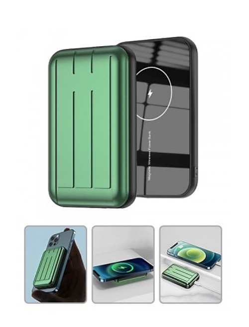 5000 MaH  Magnetic  Wireless Power Bank