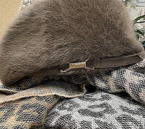 Anthropologie Rabbit Hair Hat