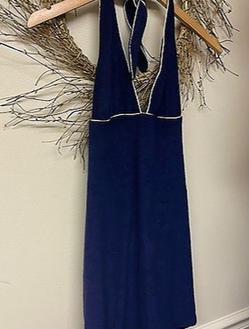 Ralph Lauren Halter Terrycloth Bathing Suit Cover-up