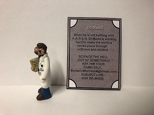 Dr.Madd Mini Figurine from Mistress Peace Theatre presented by PhoenixComicsToys