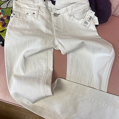 Victoria Beckham White Jeans