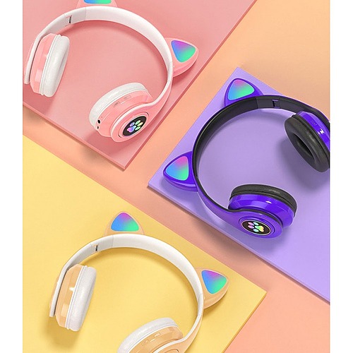 Kids Cat Ear Wireless Headphones