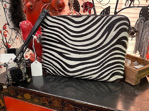 Patricia Nash Zebra Collection Cassini Wristlet