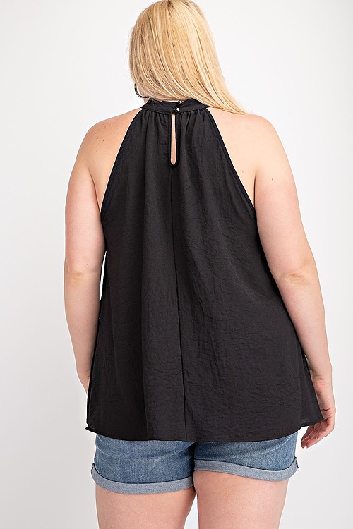 Halter Neck Woven Top