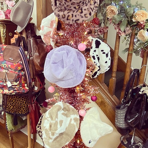 Lavender Faux Fur Hat