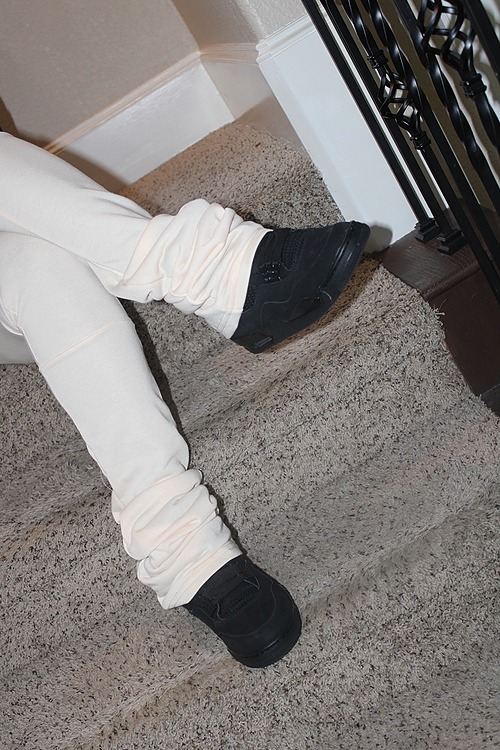 Tan Stacked Joggers Lexie's Lane Lash