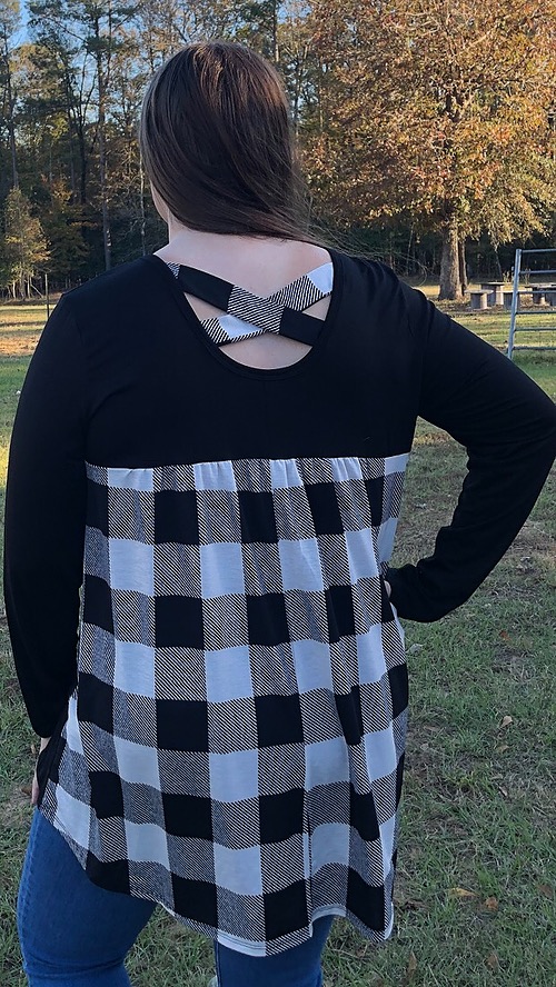 Black/White Plaid