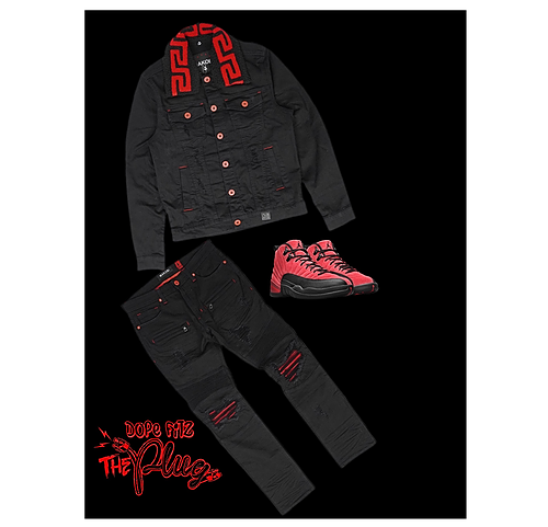 SHREDDED BIKERS JEANS