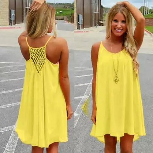 Tropical beach dress