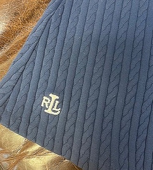 Ralph Lauren Navy/White Swim Suite Skirt