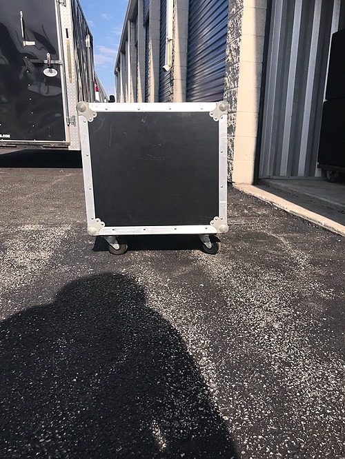 10u Amplifier Rack on Wheels