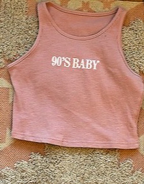 90’s Babe Crop Mauve
