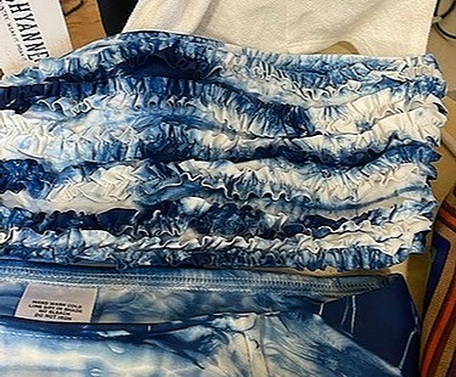 Lucky Brand Blue Ty Dye Bikini